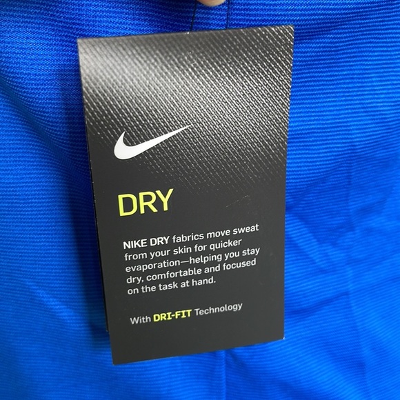 Nike Running Shirt Size X-Small Color Blue NWT - Picture 5 of 8